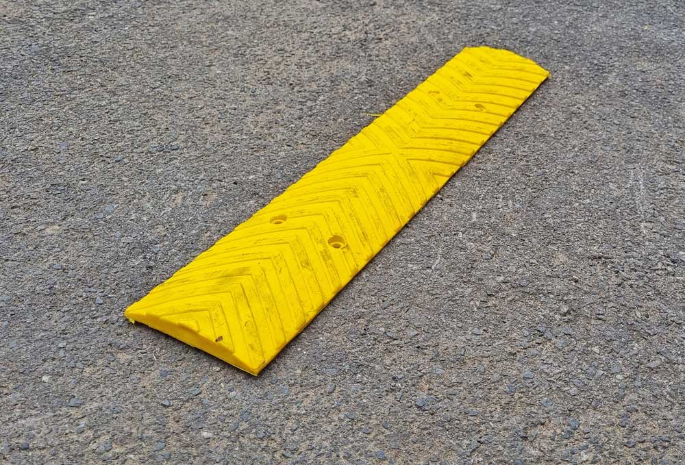 Yellow Rumble Strip Section